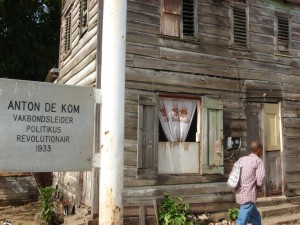 Het geboortehuis van Anton de Kom in Paramaribo, Suriname. Persoonlijk bezit Hester Martin